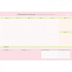 Bloco Planner Semanal Soho Tilibra
