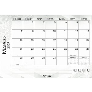 Calendário e Planner de Parede 2027 A3 Dessin