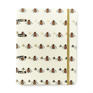 Caderno Criativo Argolado Favo De Abelhas Melissa A5 Cicero