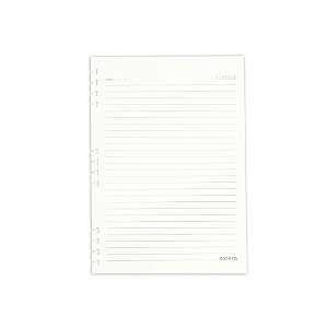Refil Caderno Organizador Offset Pautado 17X24 Cicero