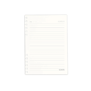 Refil Caderno Organizador Offset Pautado A5 Cicero