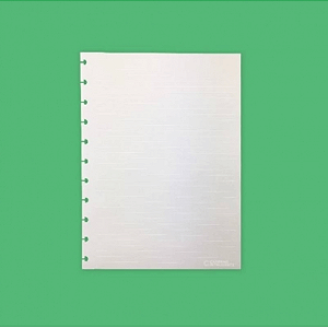 Refil Caderno Inteligente Grande Pautado Linha Branca 90gr