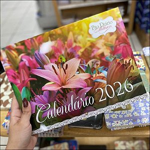 Calendário de Parede 2026 Mulheres Pão Diário