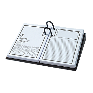 Refil Agenda Calendário de Mesa 2027 R501 Redoma