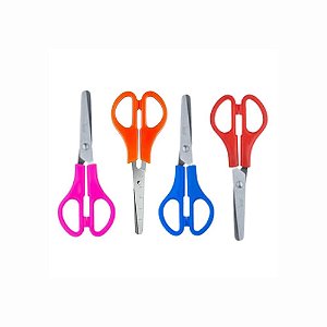 Tesoura Escolar Neon Brw