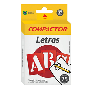 Gabarito Letras Vazadas Abc 75mm Compactor