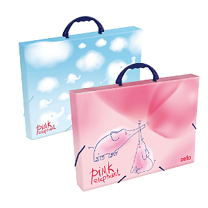 Maleta Ofício Pink Elephant Dello Avulsa