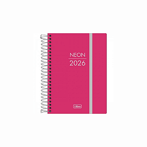 Agenda 2026 Diaria Espiral Neon M4 Tilibra