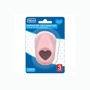 Furador de Papel 25mm Coração Tilibra