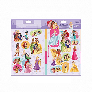 Adesivo Decorado Duplo Princesas G Tilibra