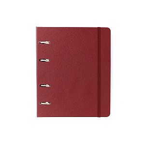 Caderno Criativo Argolado Vermelho Quente Classica A5 Cicero