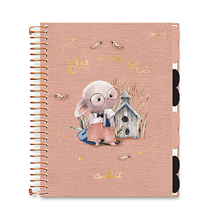 Caderno Criativo Colegial com Divisórias Woodland Cadersil