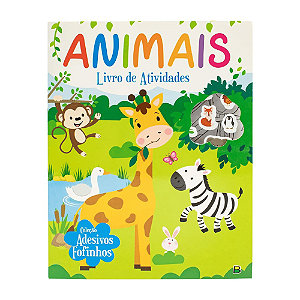 Livro de Atividades Com Adesivos Animais Todo Livro