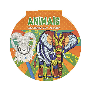 Livro Colorindo com Alegria Animais Todo Livro