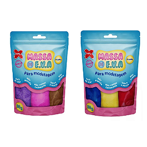 Massa de EVA 50g 5 Cores Make+