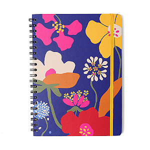 Caderno Universitario Pautado 1 Matéria 80f Aromas Azul Polen Cicero