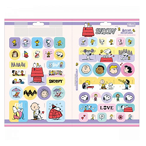 Adesivo Decorado Duplo Snoopy G Tilibra