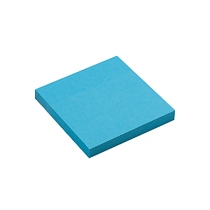 Bloco Adesivo Azul Neon 76x76mm Maxprint