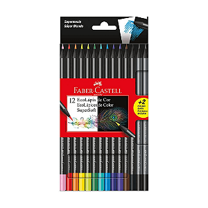 Lapis De Cor Supersoft 12 Cores Faber Castell