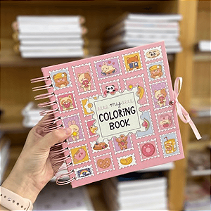 Livro de Colorir Ursinhos Kawaii Buendia
