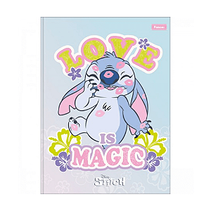 Caderno Colegial Costurado Stitch Foroni