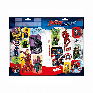 Adesivo Decorado Duplo Avengers G Tilibra