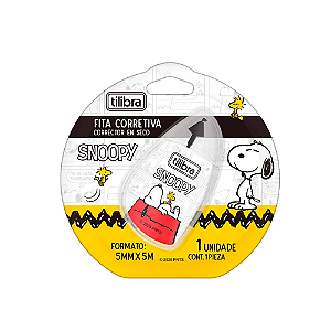 Corretivo em Fita Snoopy Tilibra