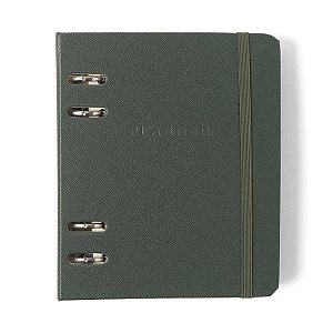 Agenda Planner Argolado 2026 Classica Semanal A6 Verde Oliva Cicero