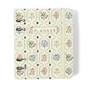 Agenda Planner Argolado 2026 Jardim Semanal A6 Off White Cicero