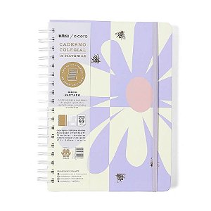Caderno Colegial 10 Matérias 160fls Melissa Max Bloomy Cicero