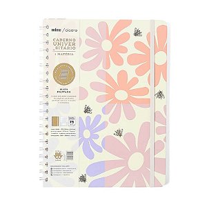 Caderno Universitario 1 Matéria 80fls Melissa Block Bloomy Cicero