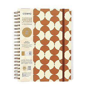 Caderno Universitario 10 Matérias 160fls Bossa Nova Boemia Cicero