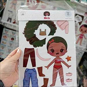 Kit Coleção Amigas Da Teteia - Nick Com Placa De Metal A4