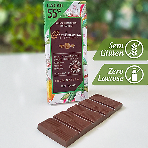 Caixa de Chocolate 55% Cacau - 25g