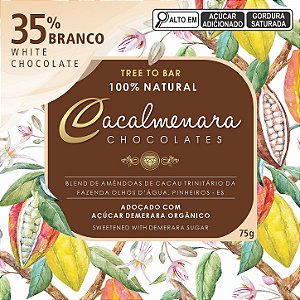 Caixa de Chocolate Branco 35% Cacau - 75g