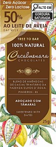 Caixa de Chocolate ao Leite de Aveia 50% Cacau, adoçado com Tâmaras - 25g