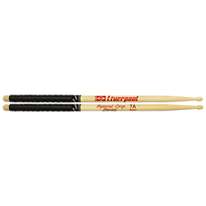 Baqueta Liverpool 7a Com Grip Ponta Madeira Special Grip