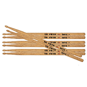 Baqueta Vic Firth Terra American Classic 5a Hickory 4 Pares