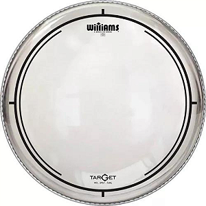 Pele de Bateria Williams Target  W2 12" Clear