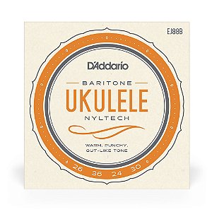 Encordoamento Para Ukulele Barítono D Addario Nyltech EJ88B