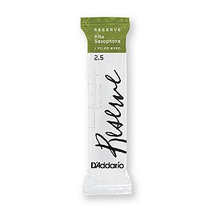 Palheta Sax Alto 2.5 (Unidade) DAddario Reserve DJR0125