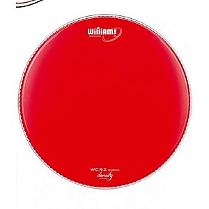Pele de Bateria Williams Density Porosa 14" Vermelha
