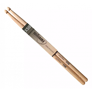 Baqueta Williams 5b Alongada X5b em Hickory Americano