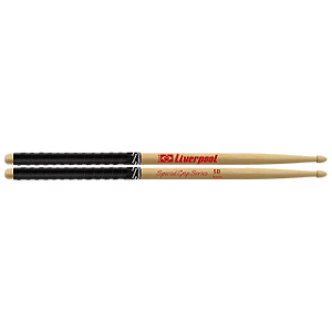 Baqueta Liverpool 5b Com Grip Ponta Madeira Special Grip