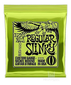 Encordoamento Ernie Ball 010 Guitarra Slink 2221 Original