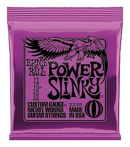 Encordoamento Ernie Ball Cordas Guitarra 011 Power Slinky