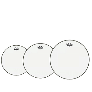Kit de Peles Remo Ambassador  10" 12" 16" - Porosa Coated