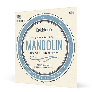 Encordoamento Bandolim 10-34 D Addario Bronze 80/20 EJ62