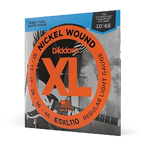 Encordoamento Guitarra 10-46 D Addario XL Nickel ESXL110