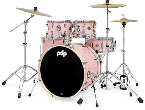 Bateria PDP Mainstage Pink Rose Com Pratos Paiste